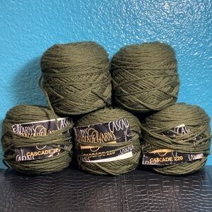 5X Cascade Yarns 220 100% Highland Peruvian Wool Color 9429 Lot 9809